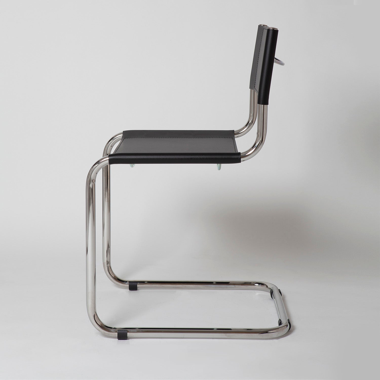 Stam Leather Side Chair