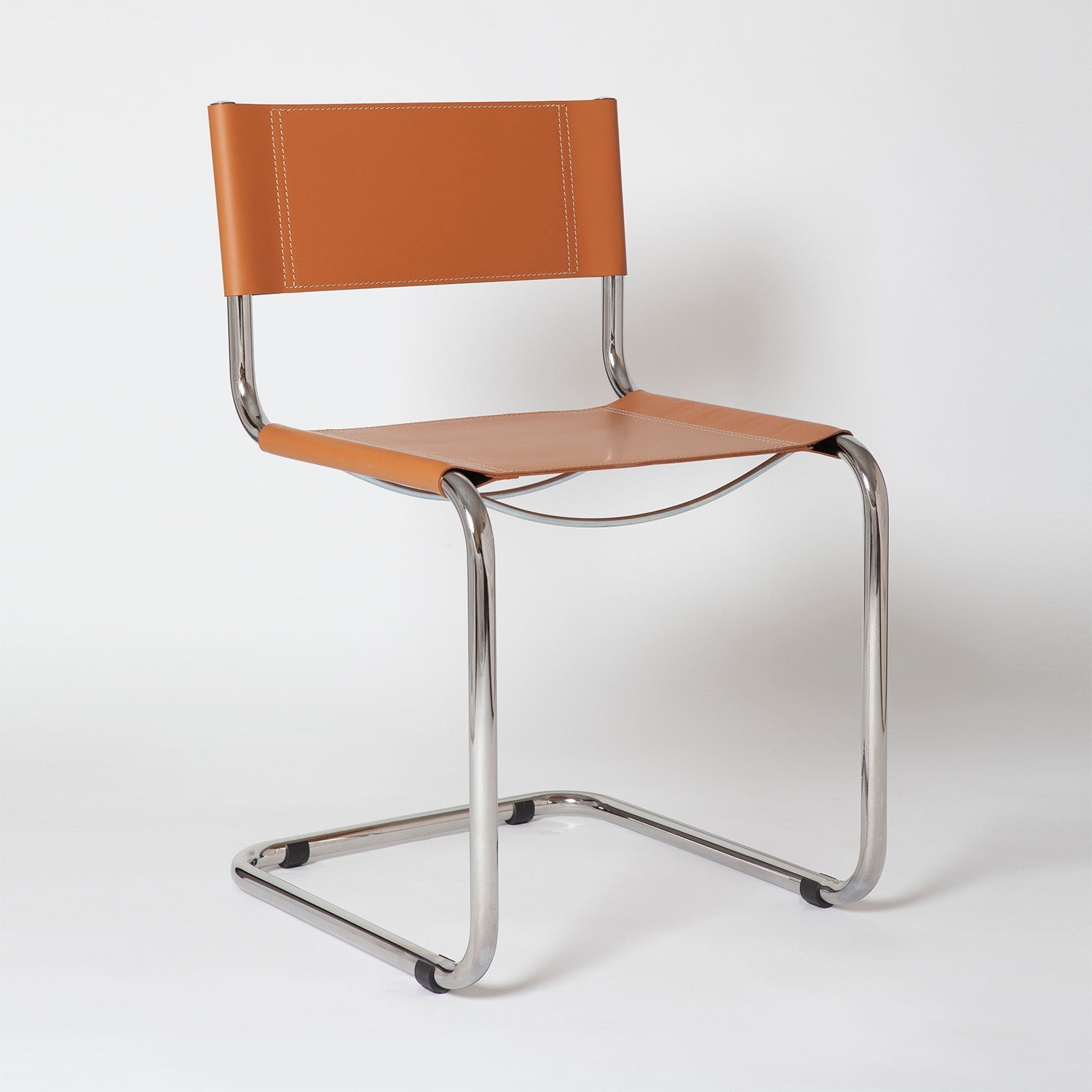 Stam Leather Side Chair