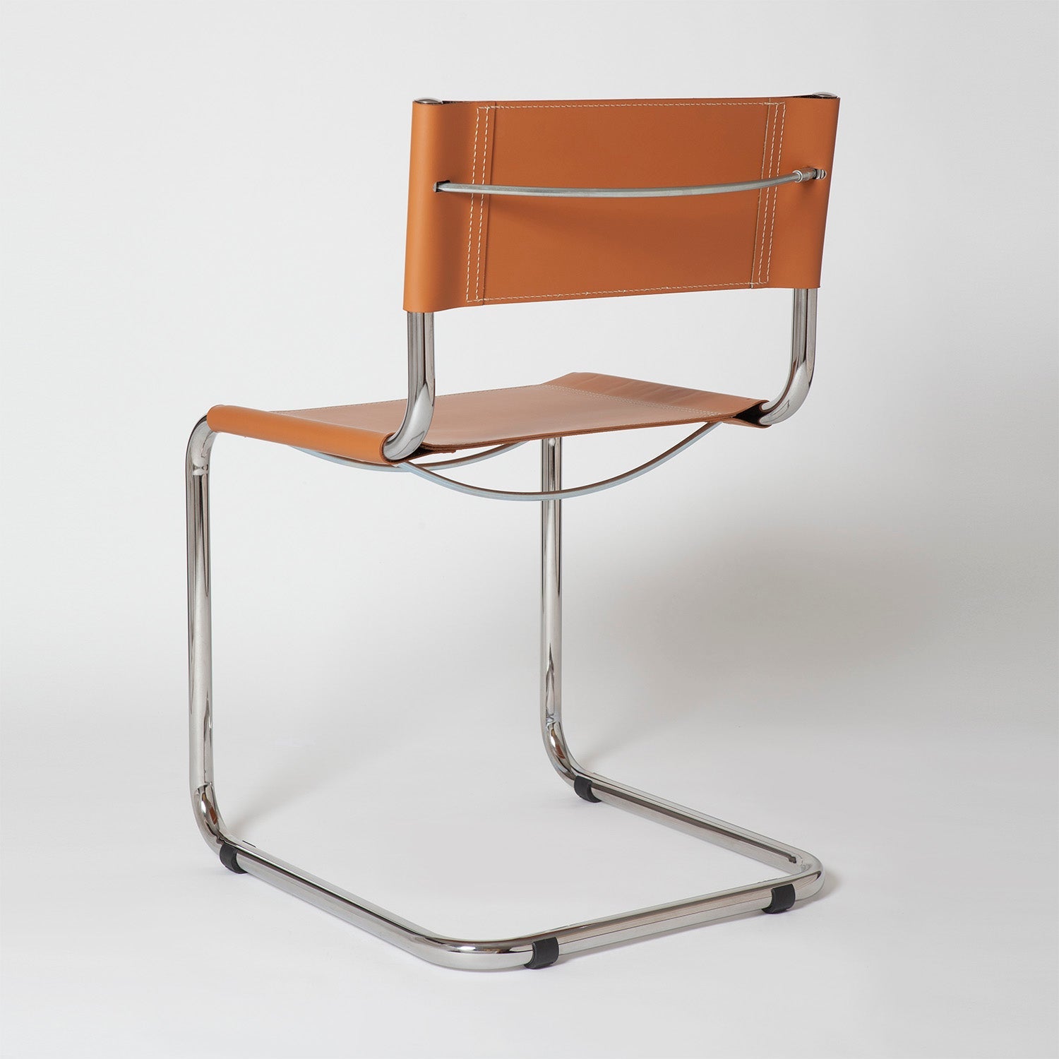Stam Leather Side Chair