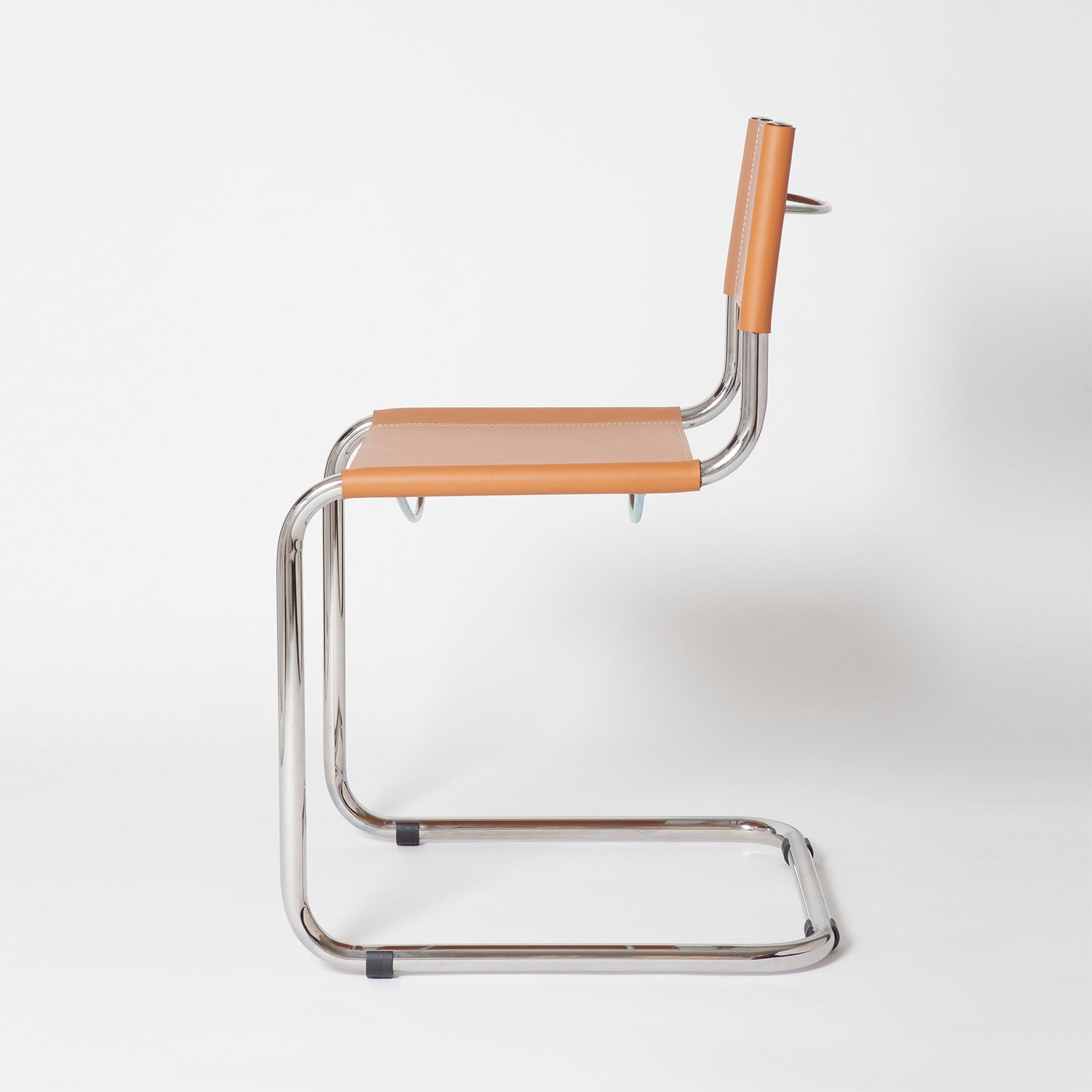 Stam Leather Side Chair