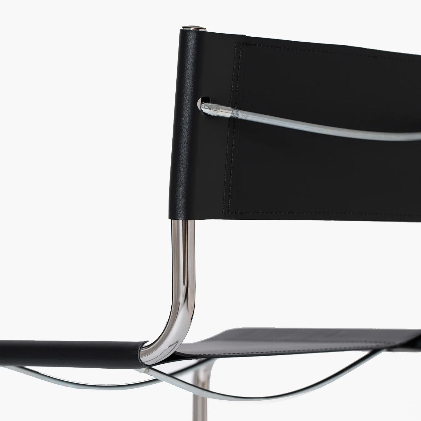 Stam Leather Side Chair