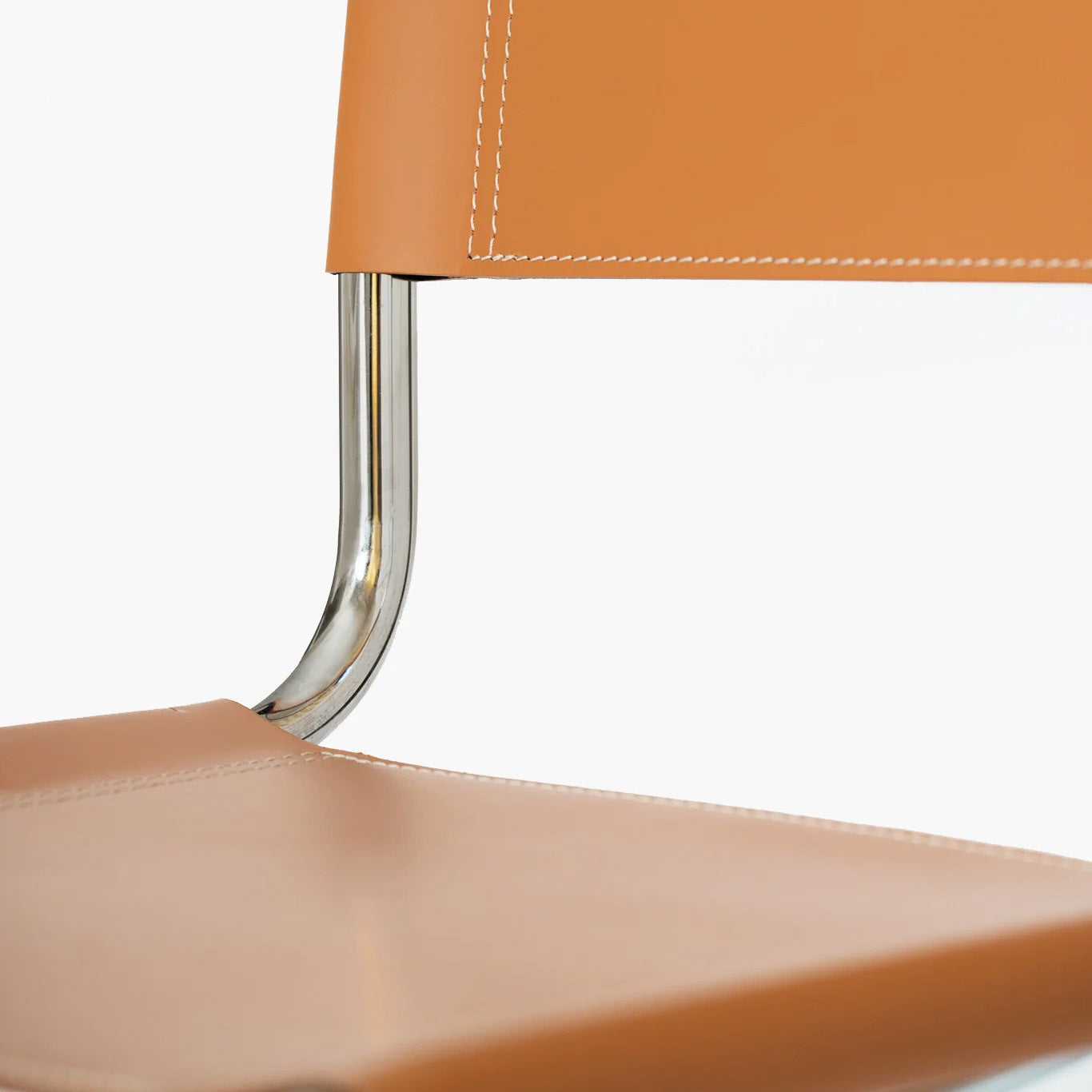 Stam Leather Side Chair