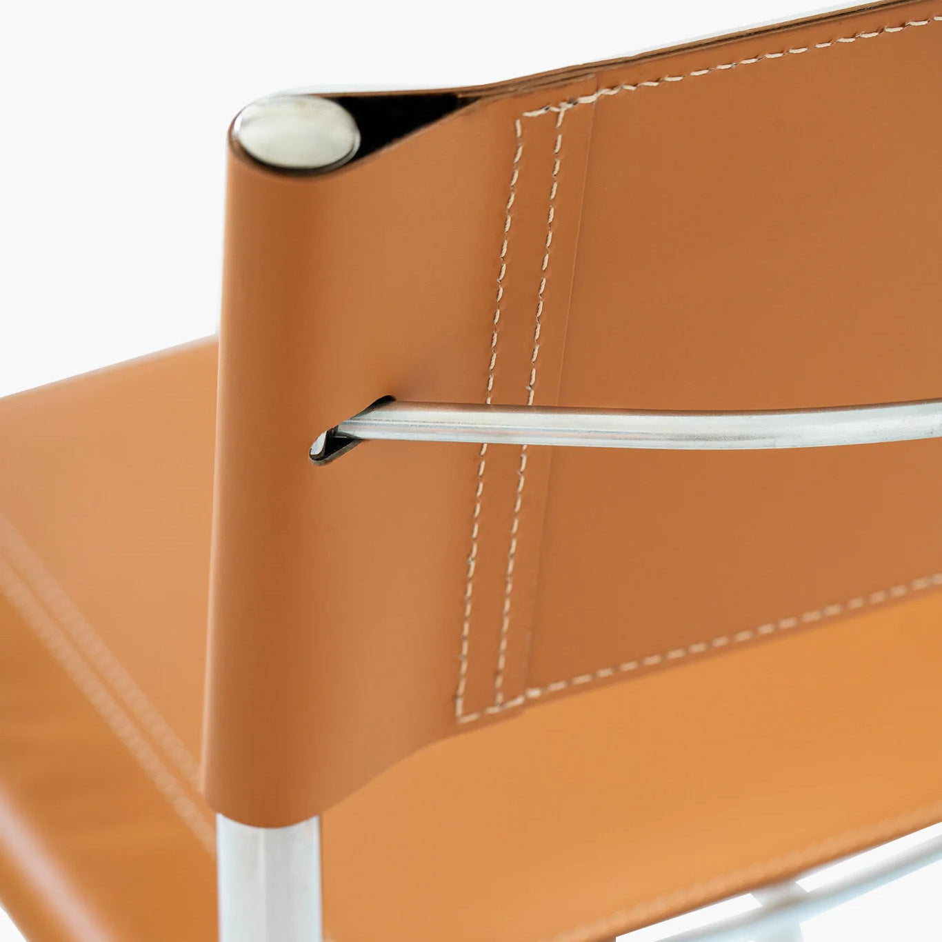 Stam Leather Side Chair