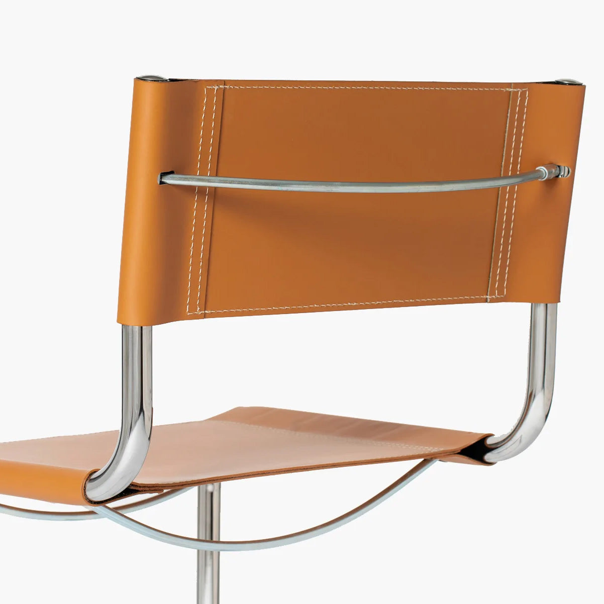 Stam Leather Side Chair