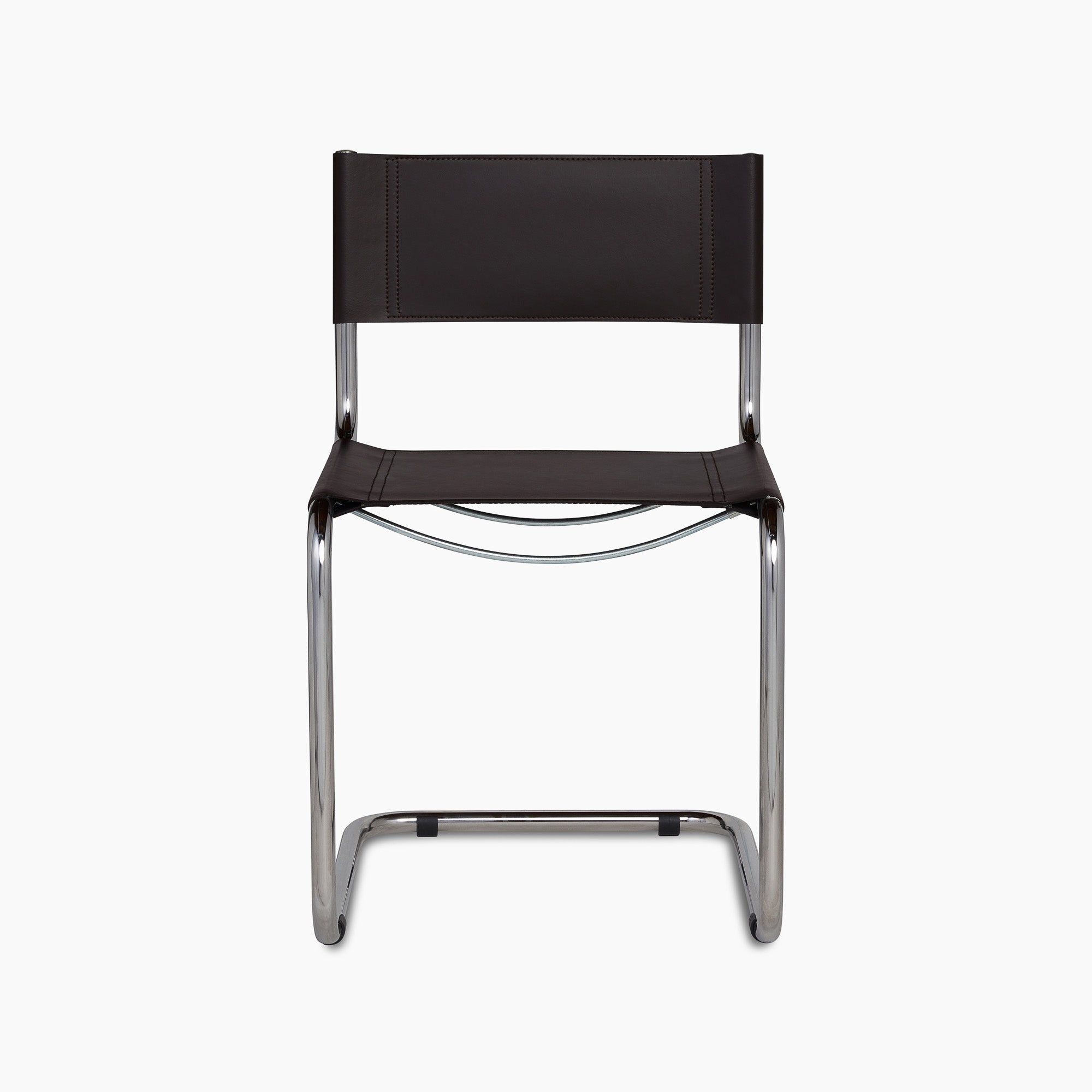 Stam Leather Side Chair