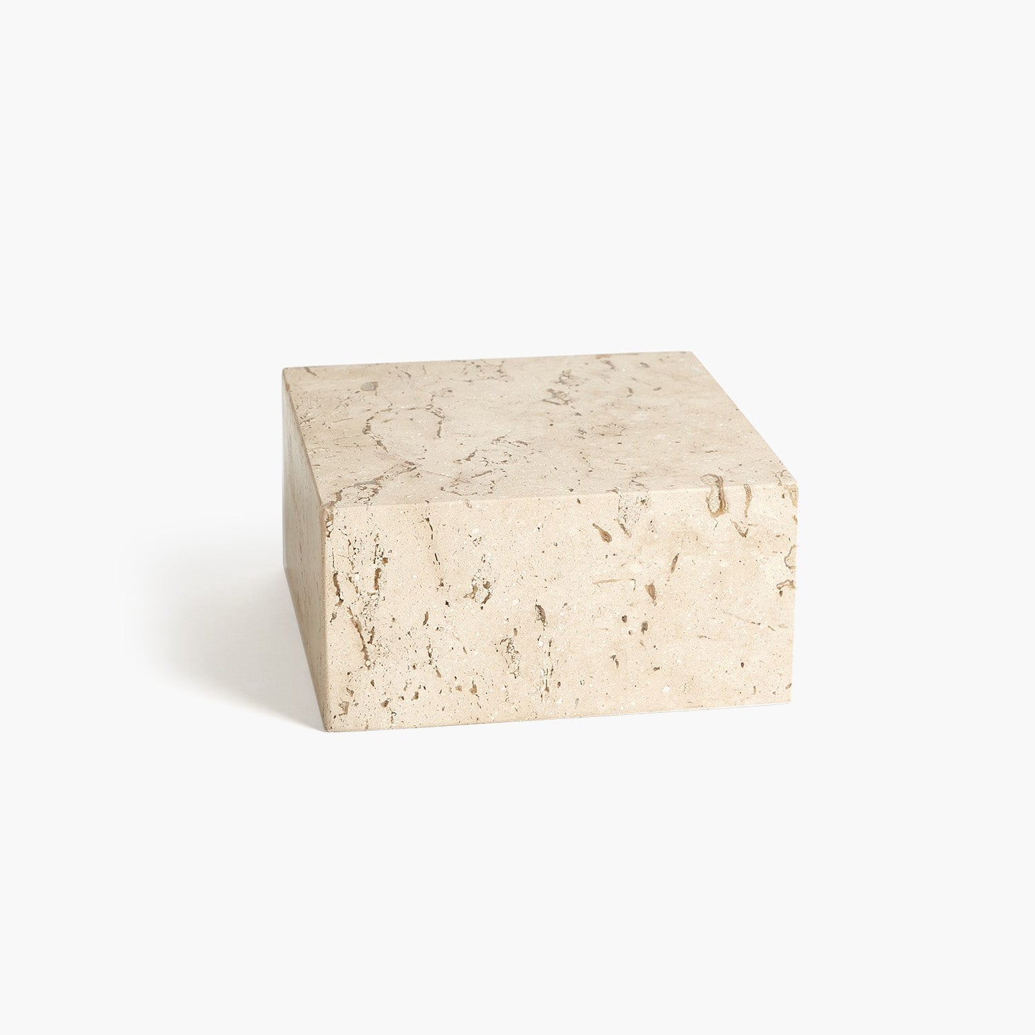 Travertine Cube Riser
