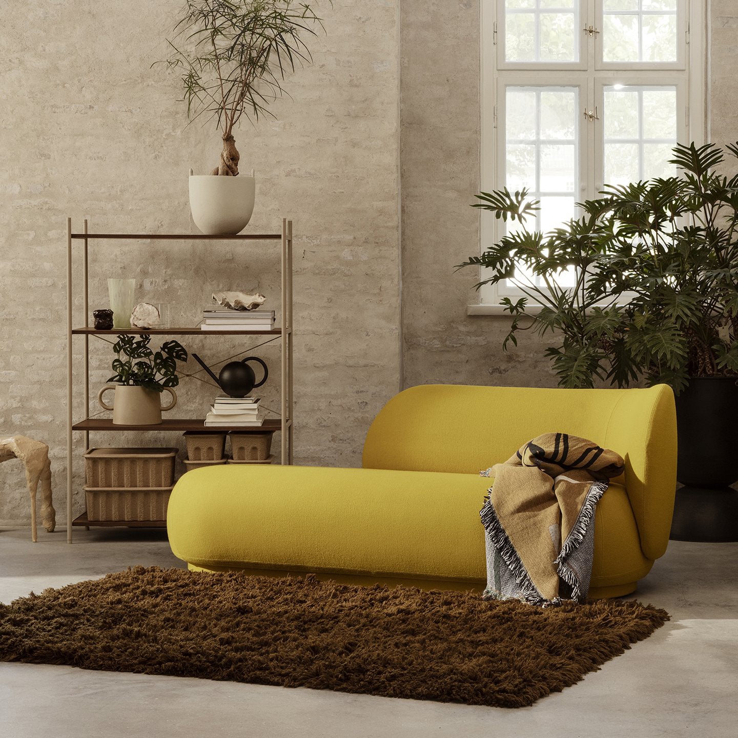 Meadow High Pile Rug - Tapenade