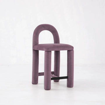 Temi Bar & Counter Height Stool - Lavender - Open Box