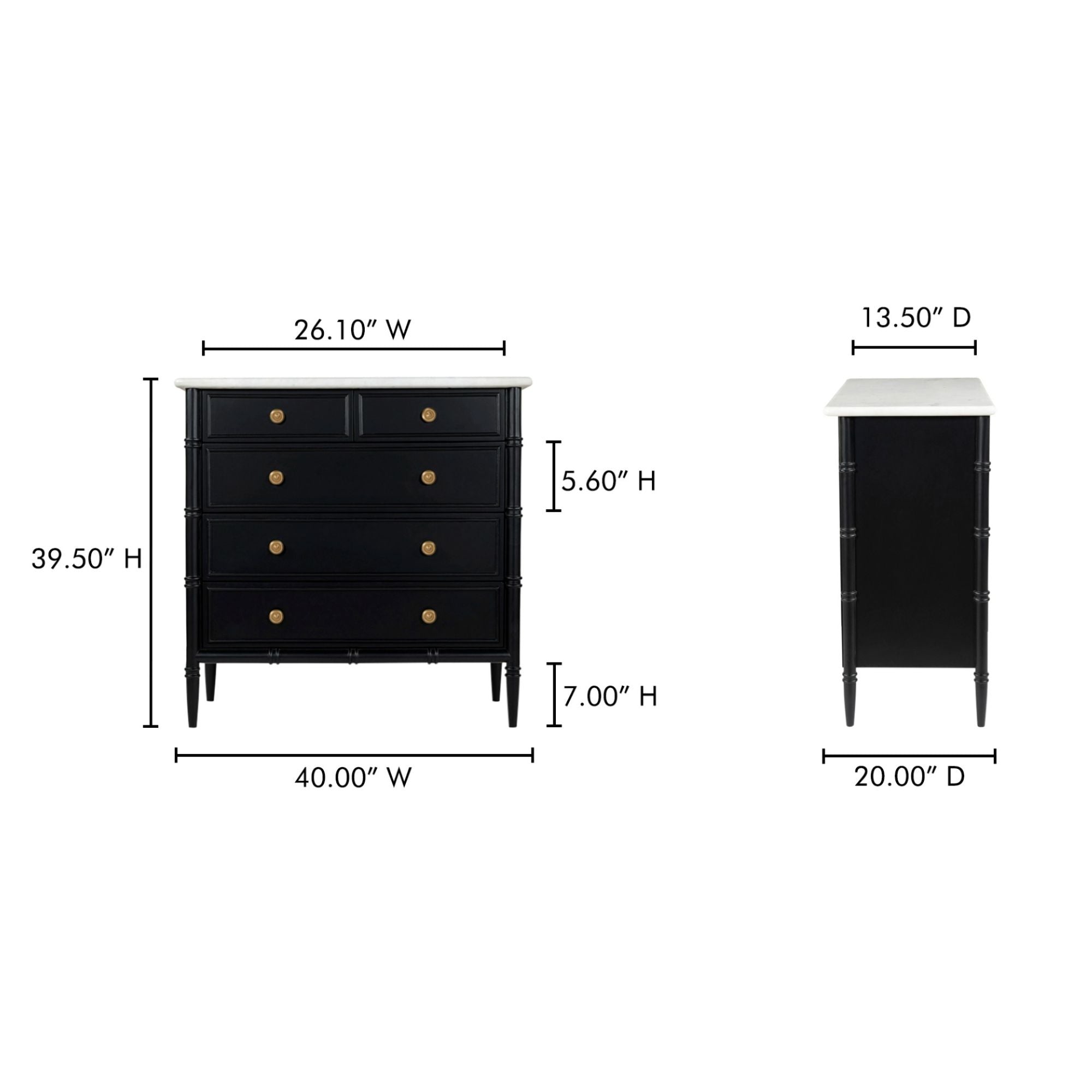 Thelma 5 Drawer Chest