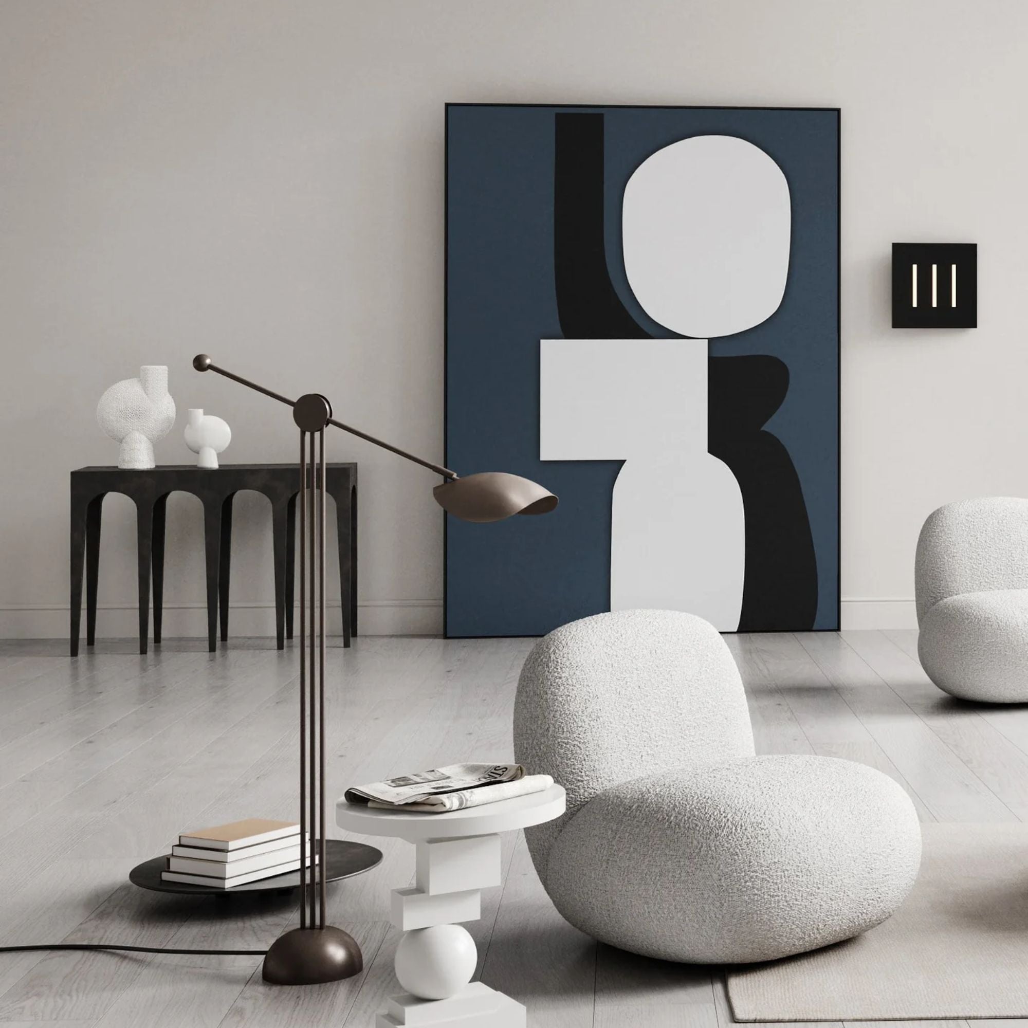 Trois Wall Lamp - Taupe