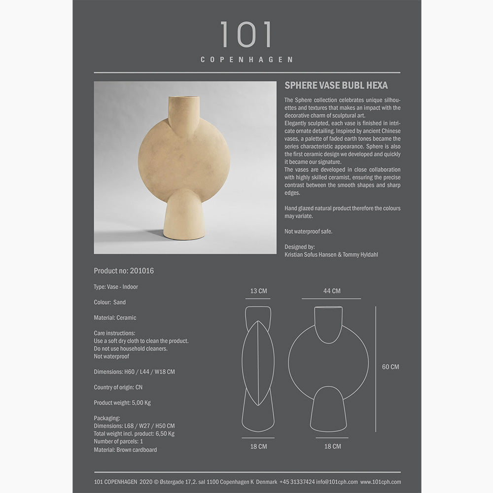 Sphere Vase Bubl - Hexa