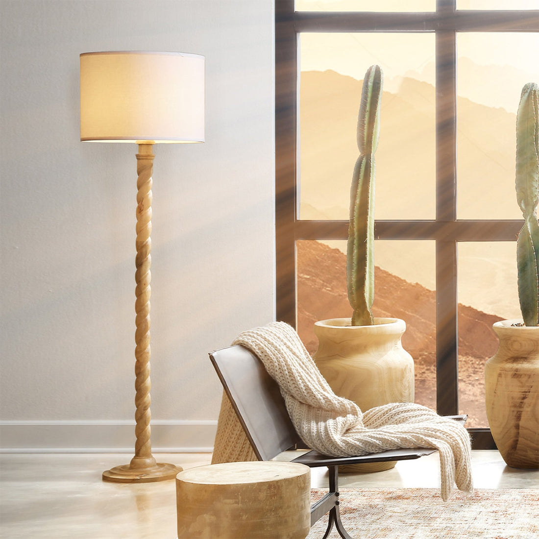 Valeria Twist Floor Lamp