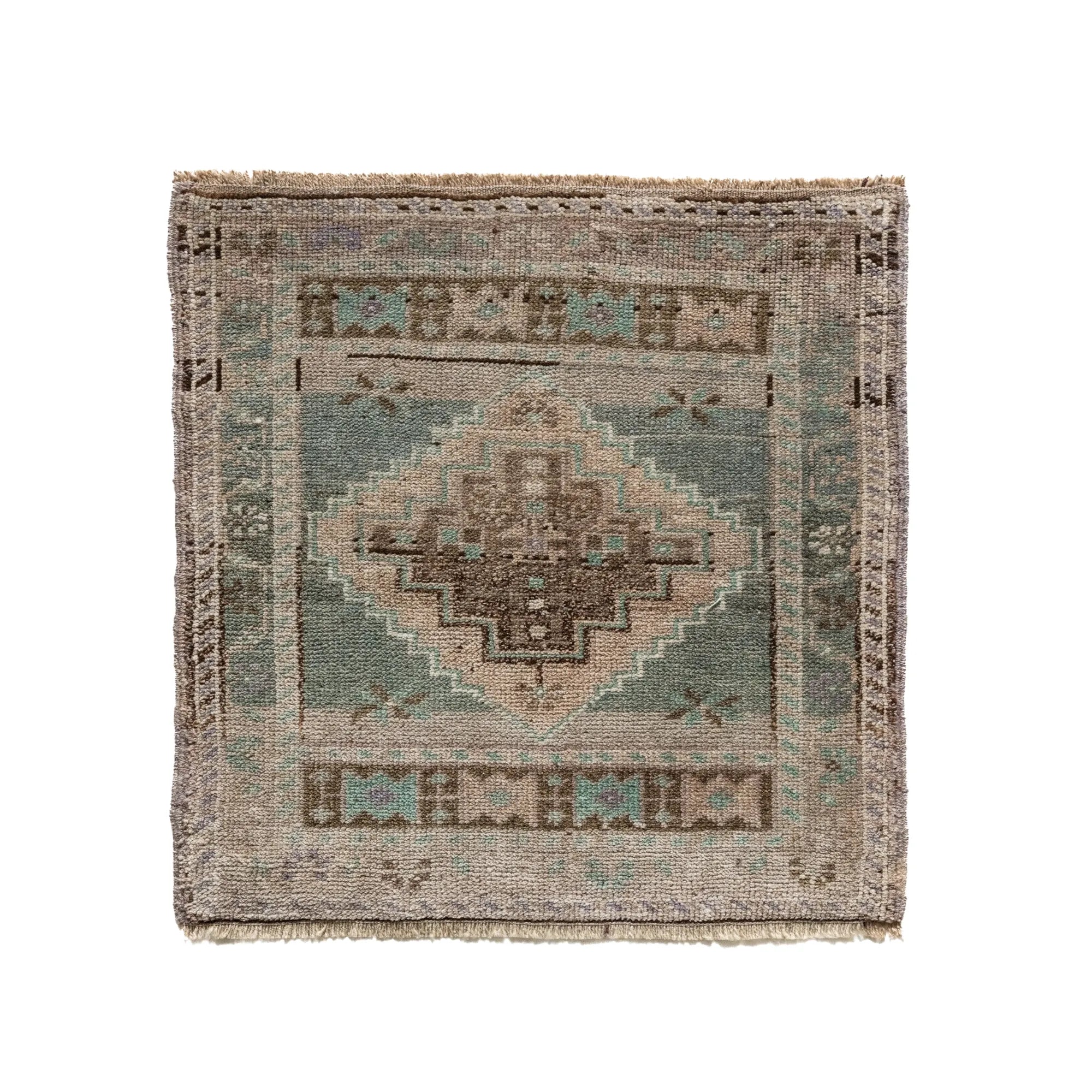 Vintage Turkish Mini Rug No. 718