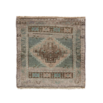 Vintage Turkish Mini Rug No. 718