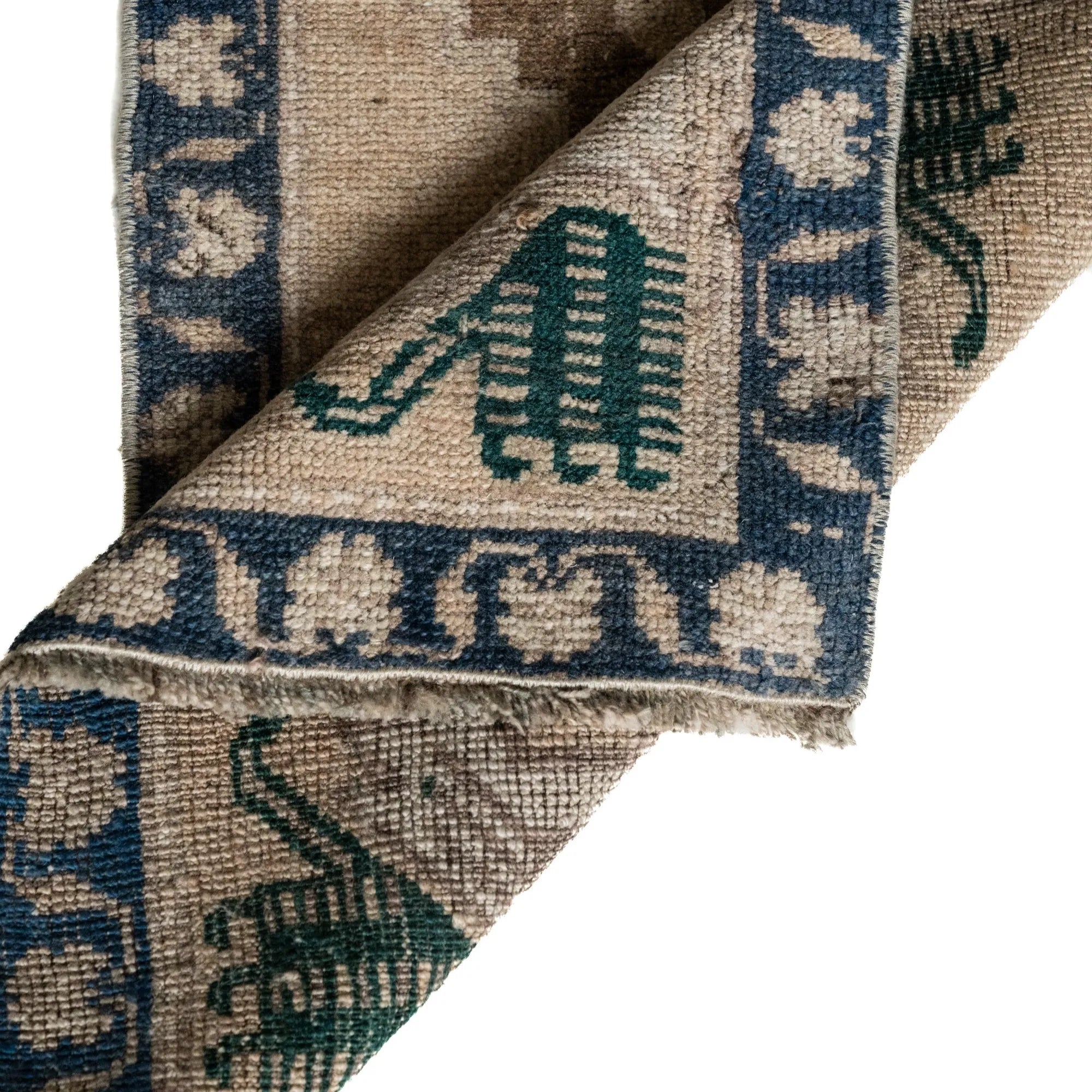 Vintage Turkish Mini Rug No. 721