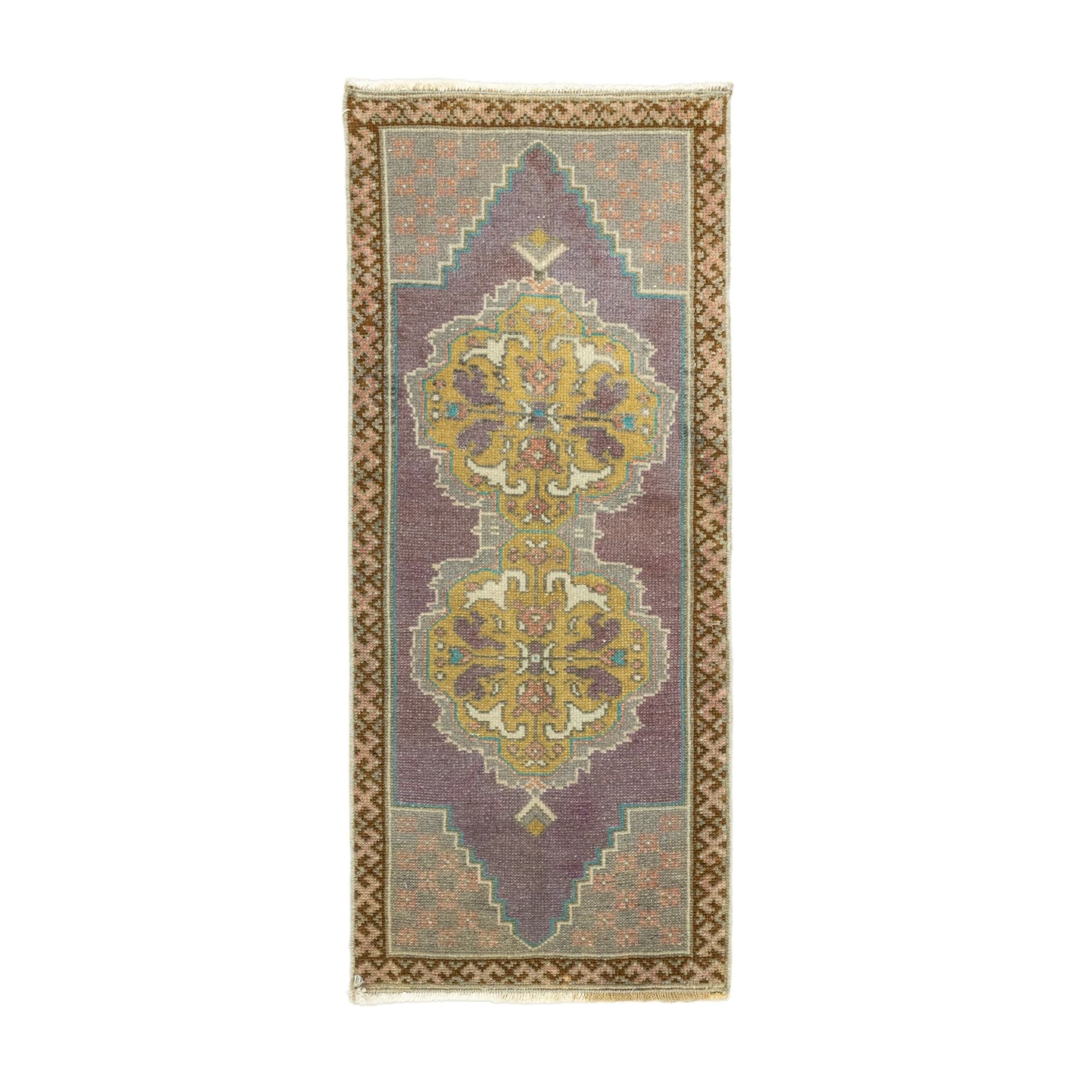 Vintage Turkish Mini Rug - No. 694