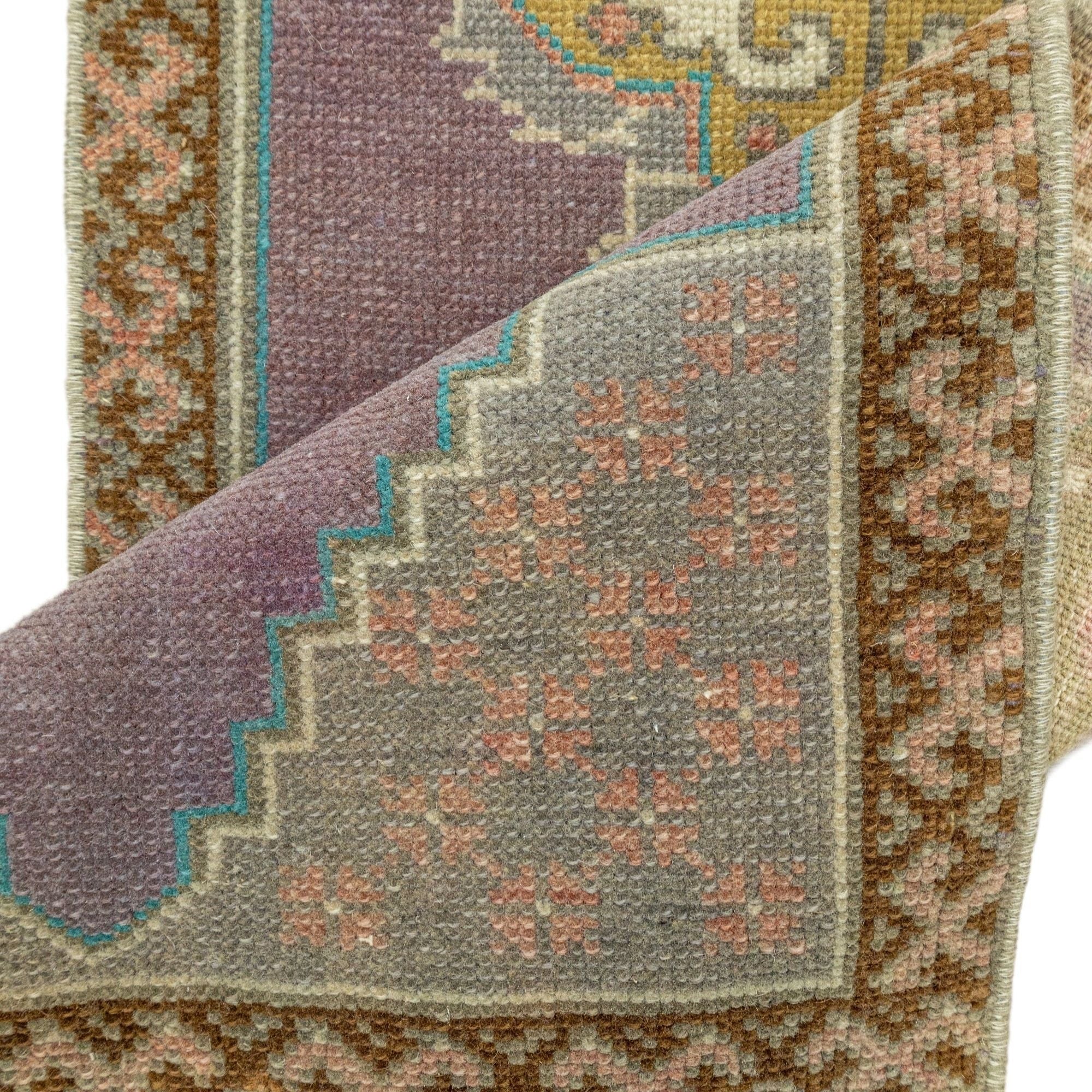 Vintage Turkish Mini Rug - No. 694