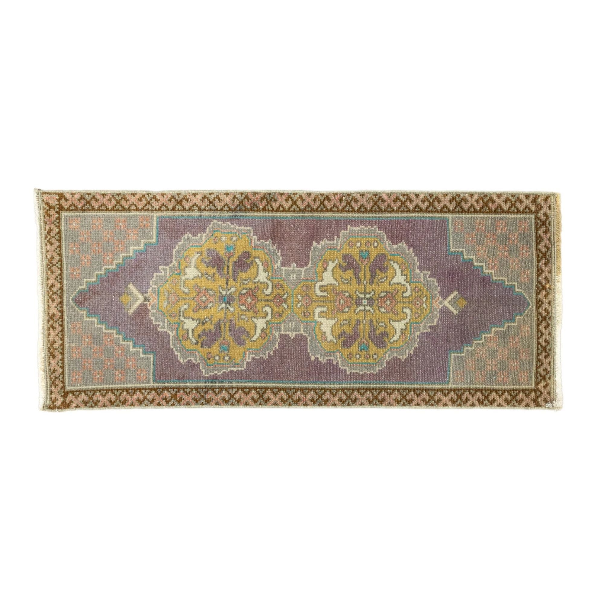 Vintage Turkish Mini Rug - No. 694