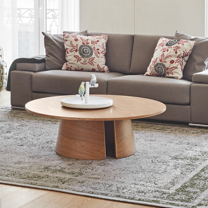 Wood Coffee Table Cep Ø110cm