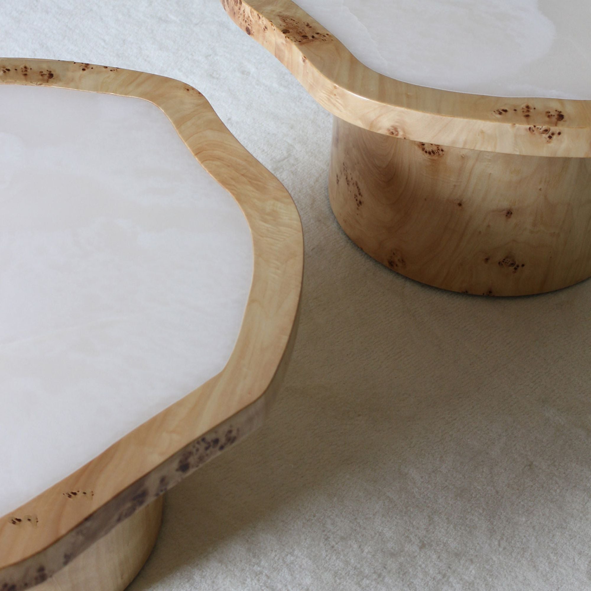 Wooden Joan Solo Coffee Table With Casters