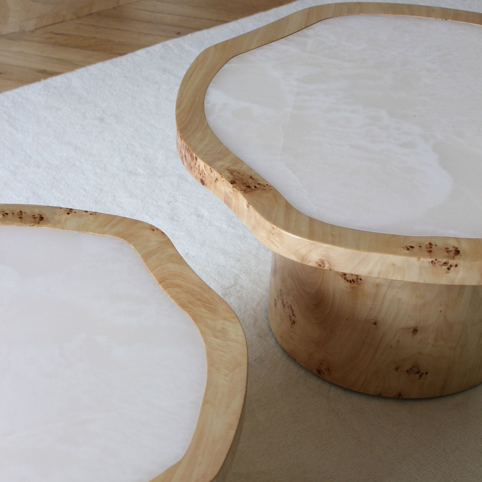 Wooden Joan Solo Coffee Table With Casters