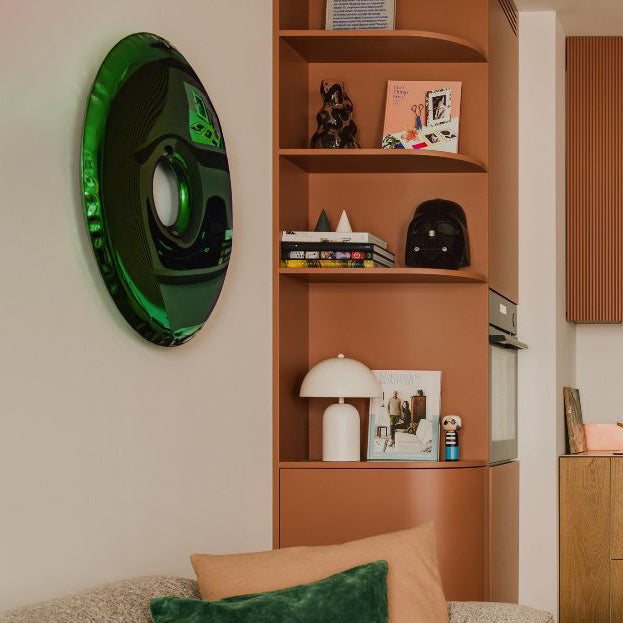 Stainless Steel Rondo 95 Wall Mirror