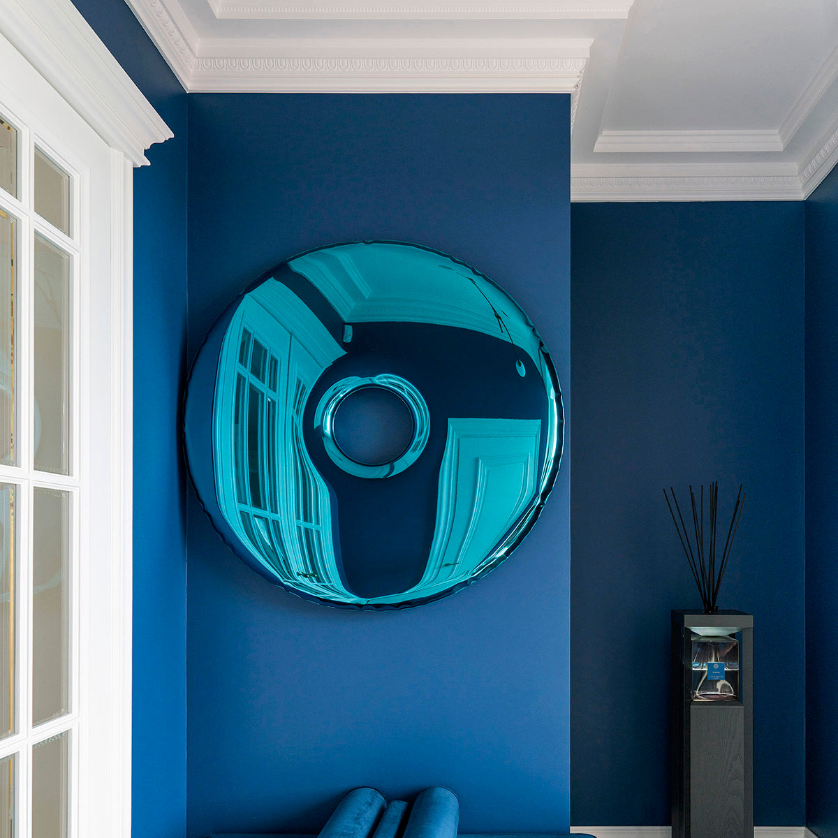 Stainless Steel Rondo 95 Wall Mirror