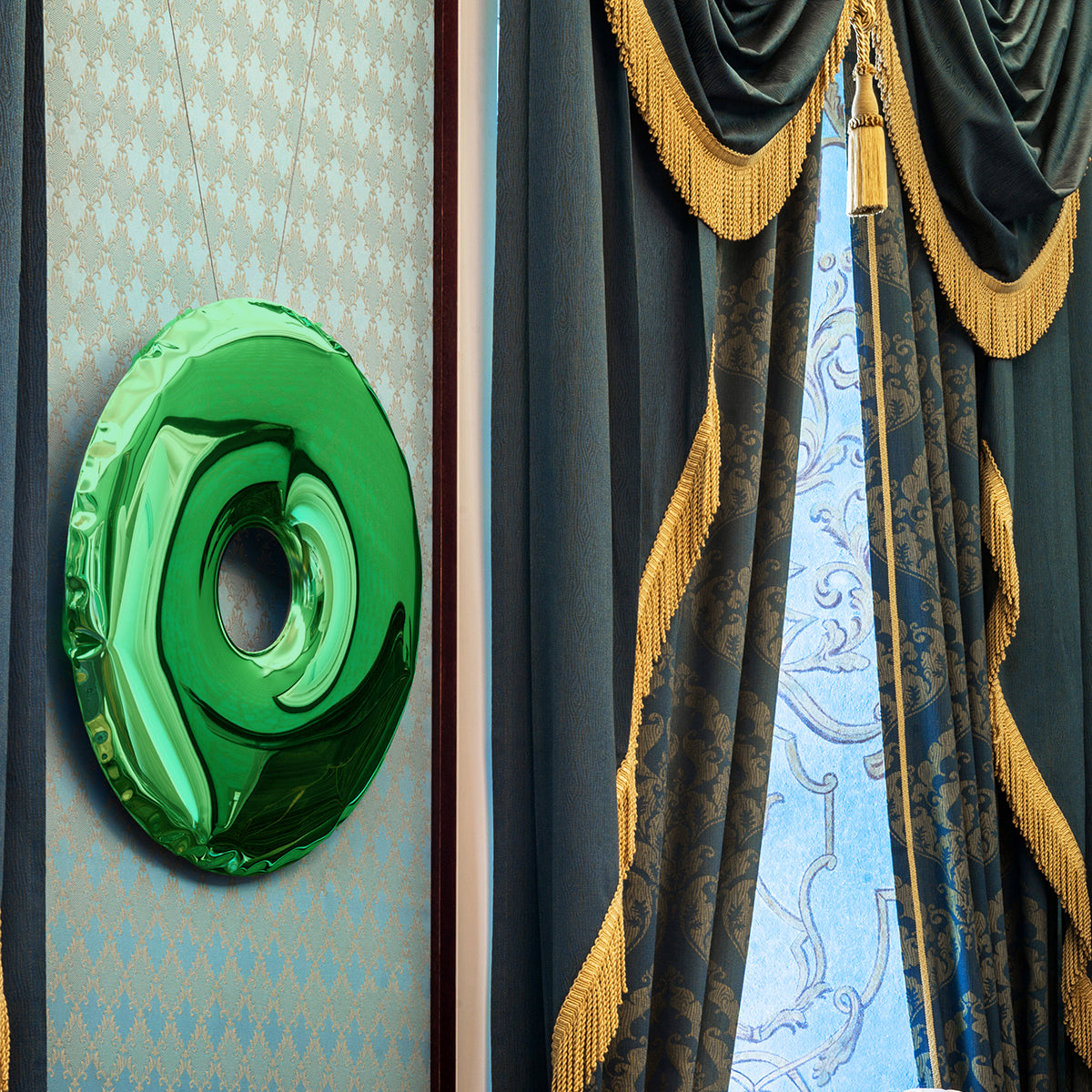 Stainless Steel Rondo 95 Wall Mirror