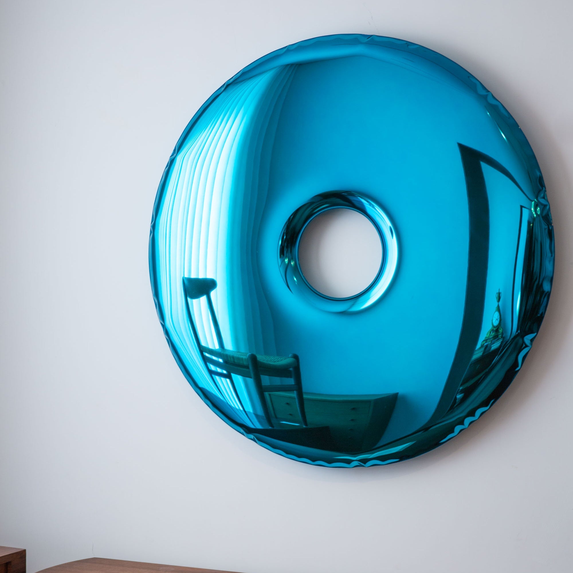 Stainless Steel Rondo 95 Wall Mirror