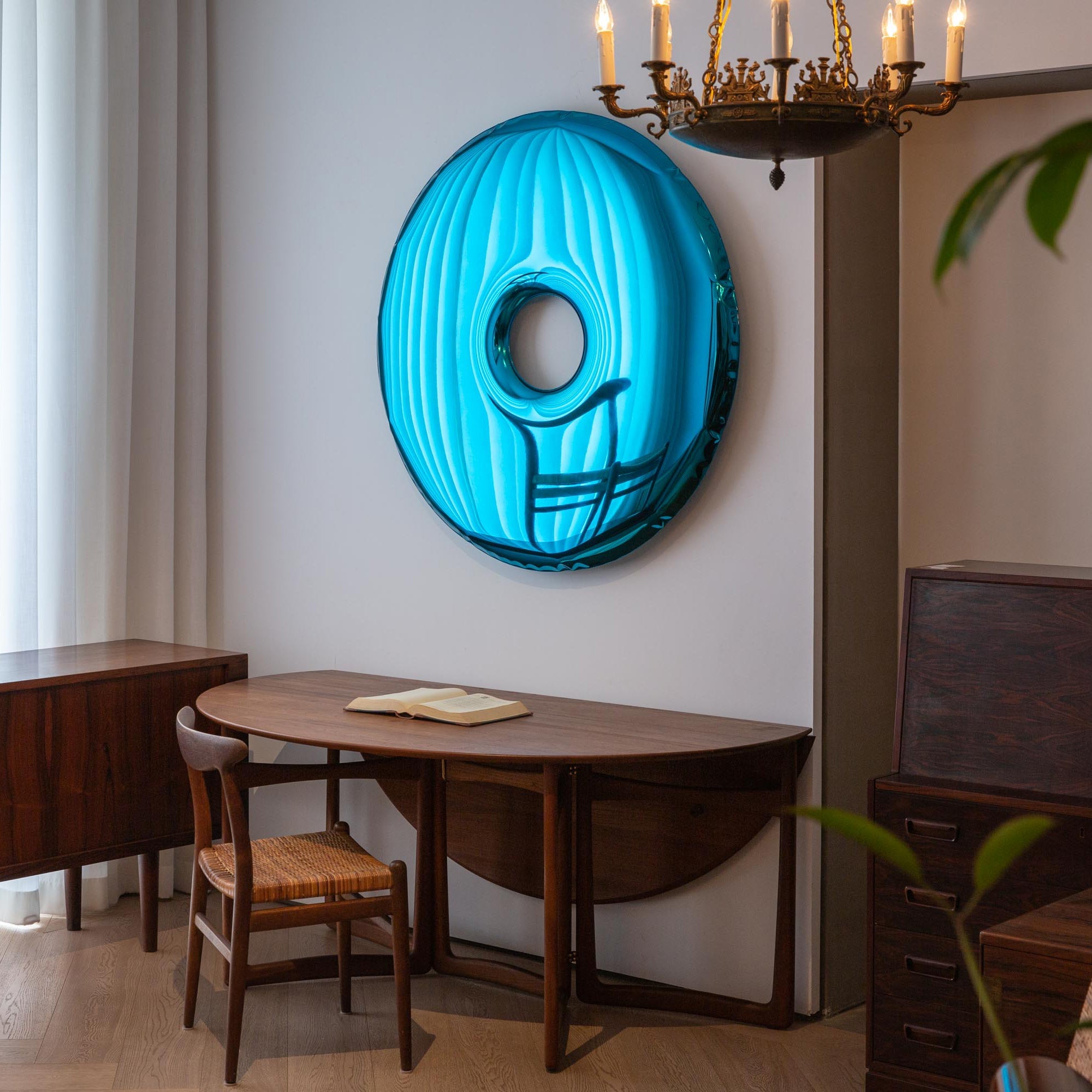 Stainless Steel Rondo 95 Wall Mirror