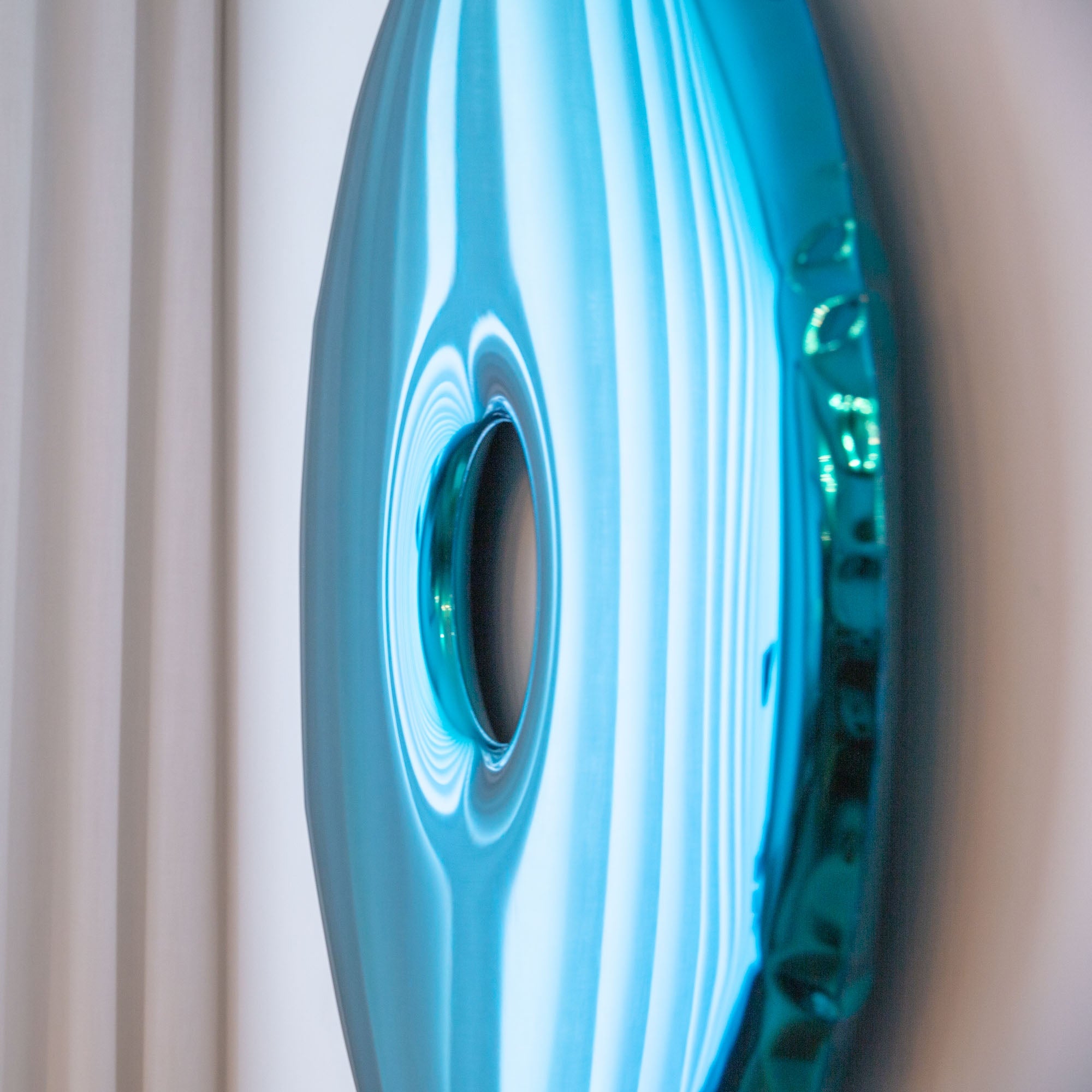 Stainless Steel Rondo 95 Wall Mirror