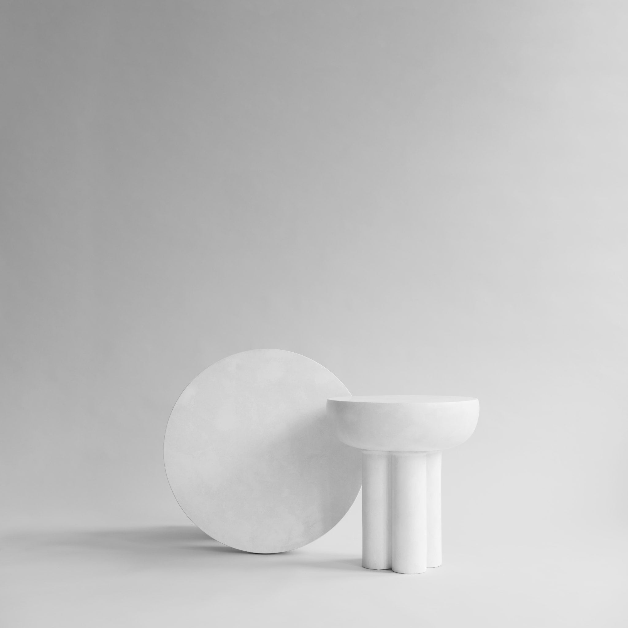 Crown Table, Low - Bone White - Pickup Only