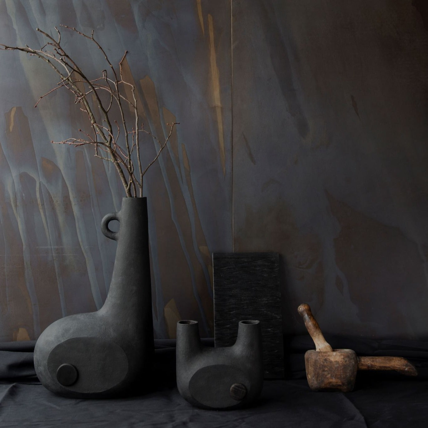 Bandura Sculpted Vase Set