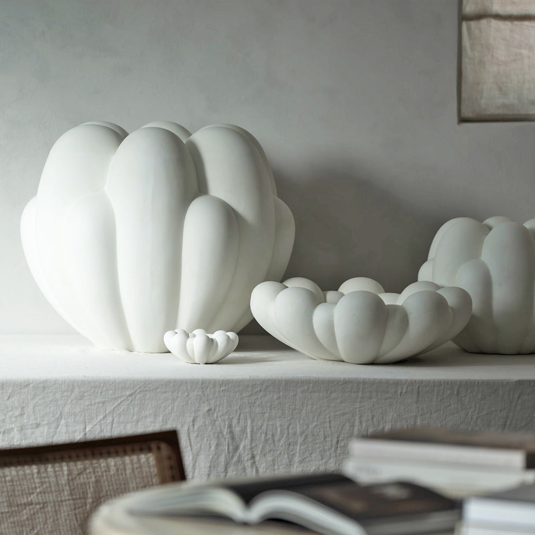 Bloom Tray, Big - Bone White
