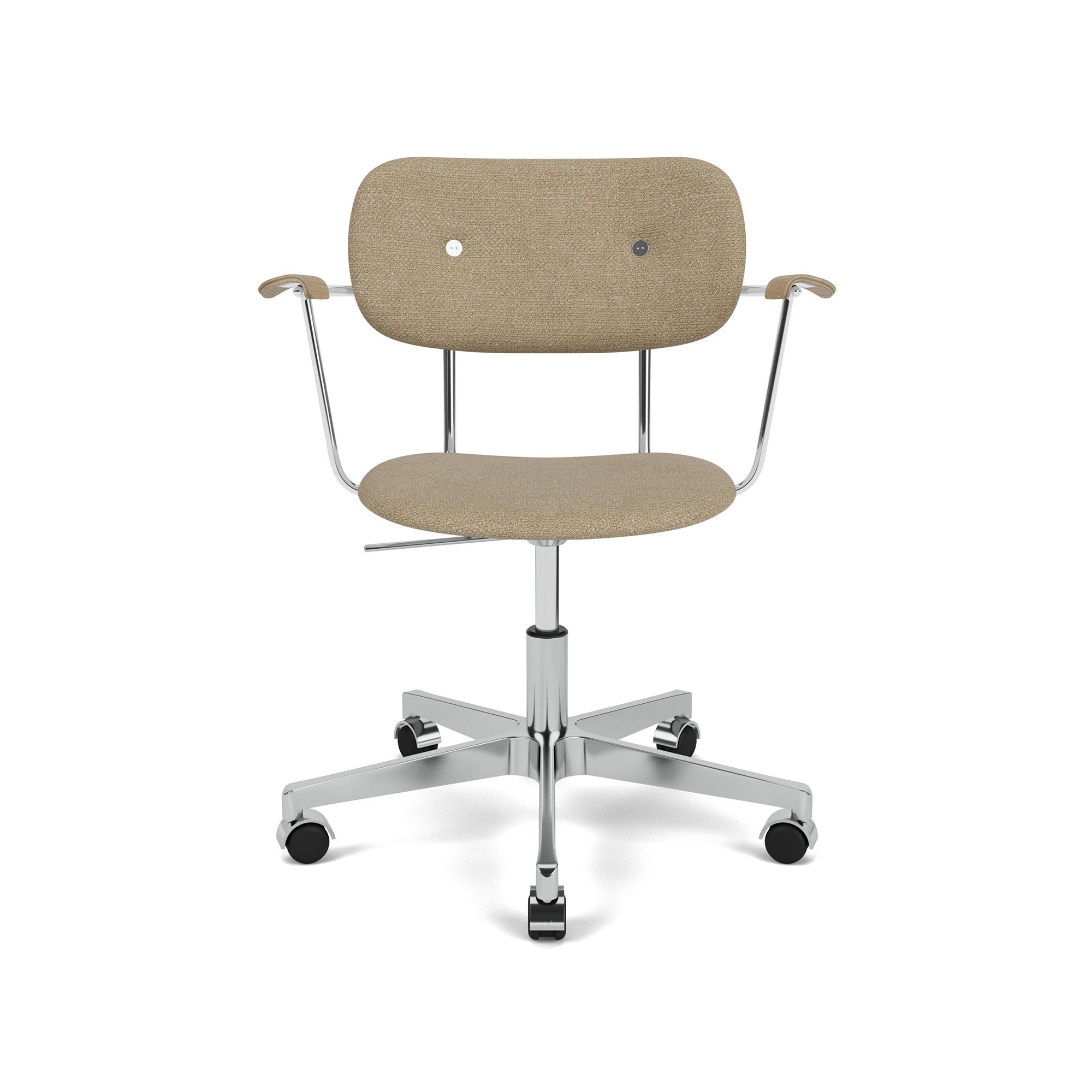 Co Task Chair - Fully Upholstered W/ Arm - Beige
