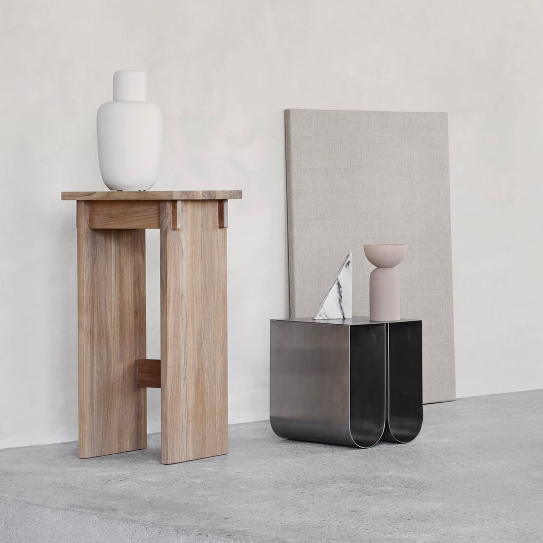 Curved Side Table