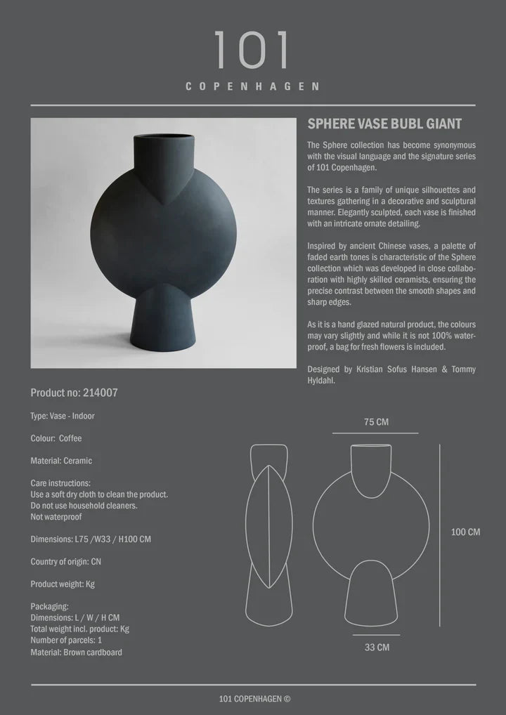 Sphere Vase Bubl - Giant