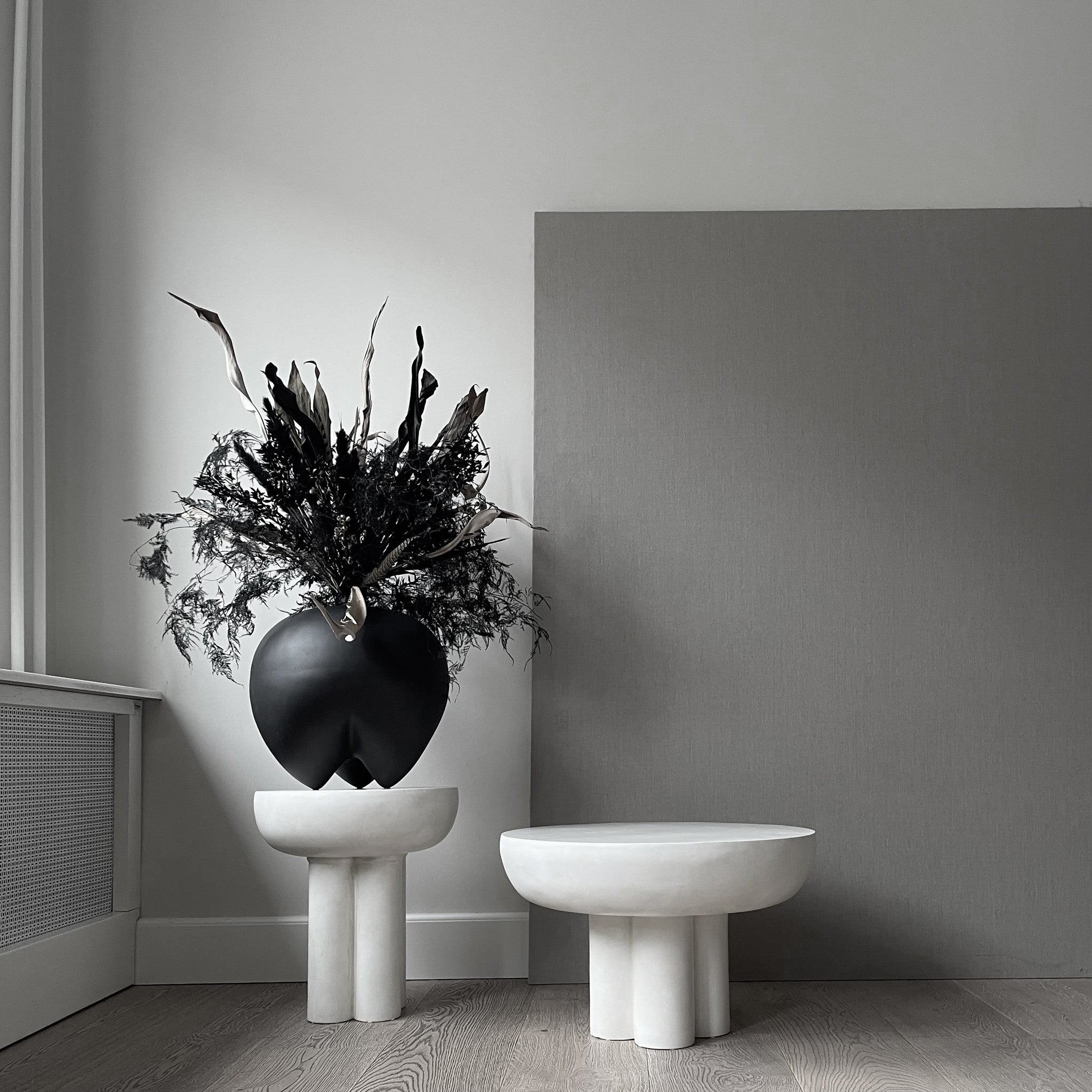 Crown Table, Low - Bone White - Pickup Only