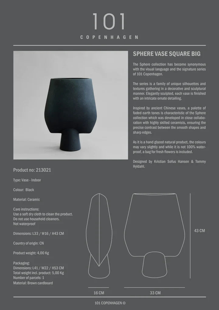 Sphere Vase Square - Big