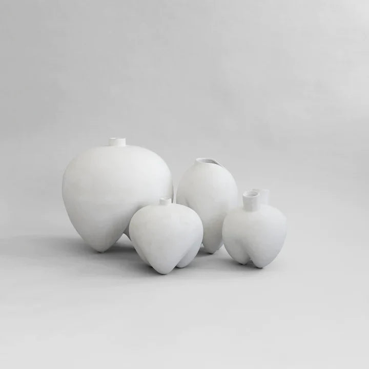 Sumo Vase - Mini - Bone White - Grade C