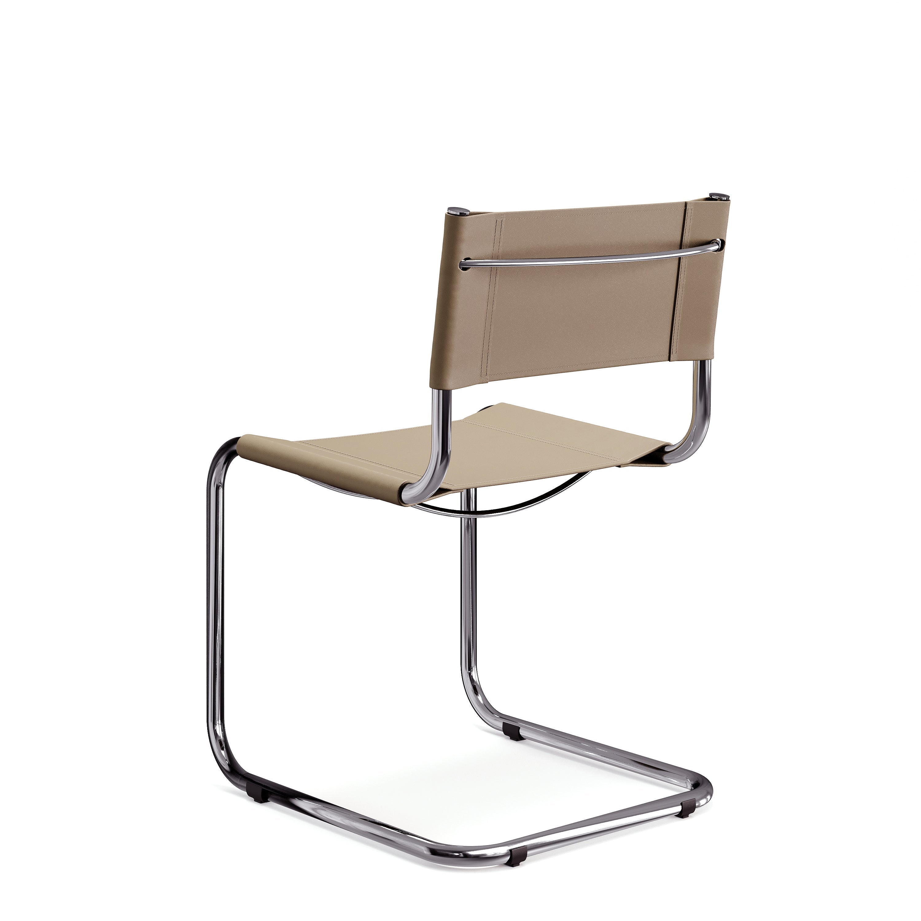 Stam Leather Side Chair