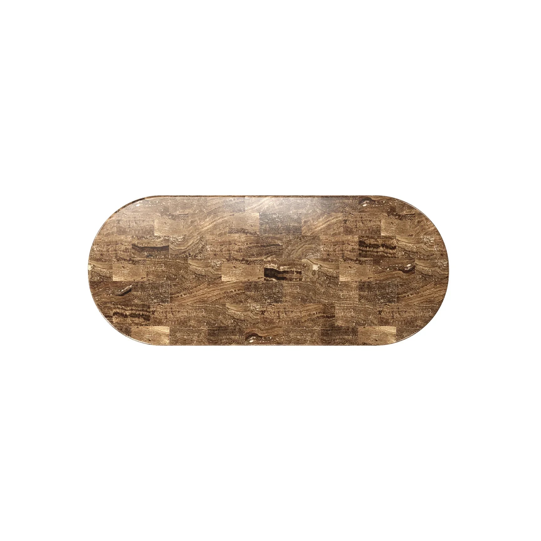 Paradis Oval Dining Table, Moreno Stone