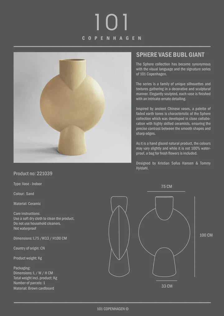 Sphere Vase Bubl - Giant