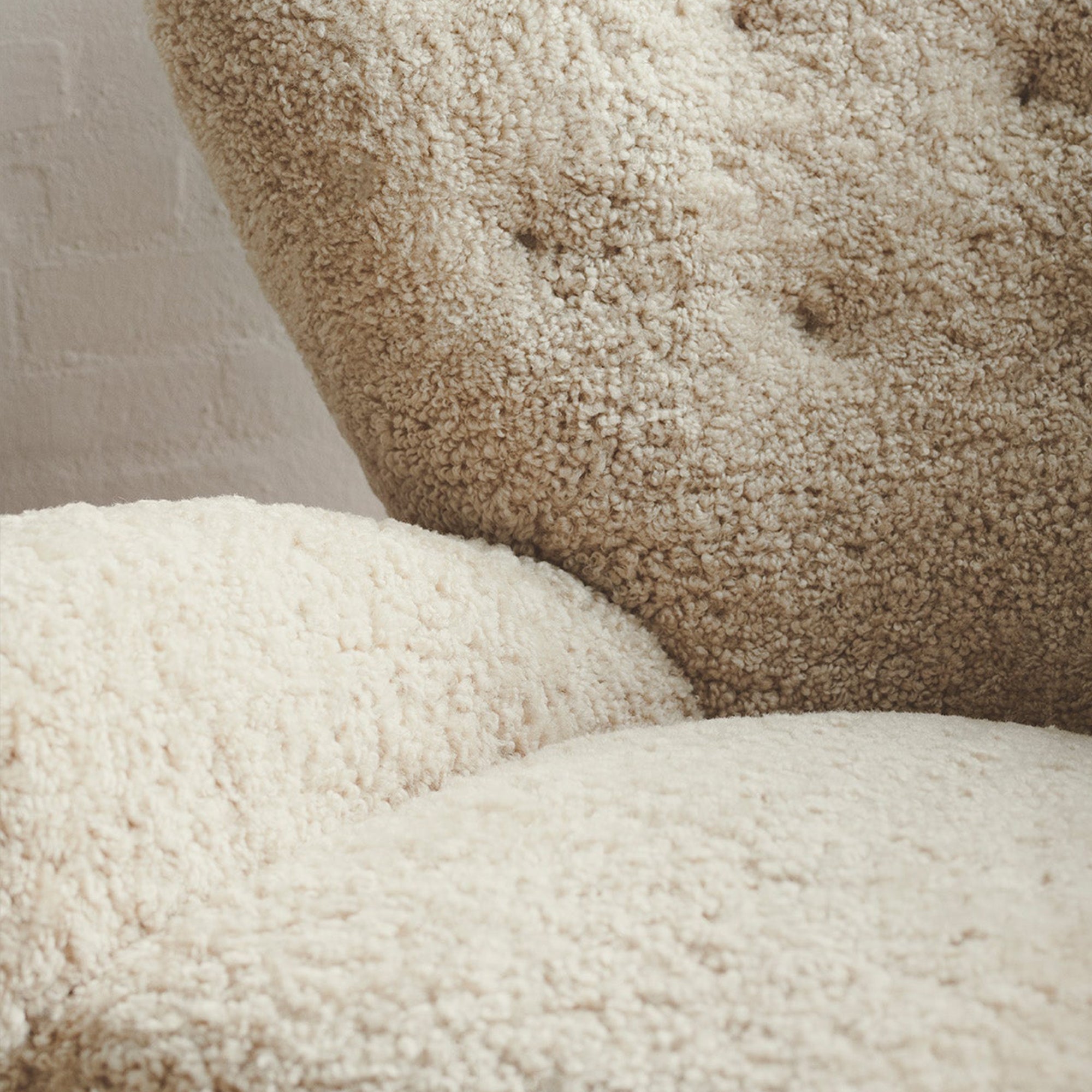 The Tired Man Lounge Chair - Sheepskin