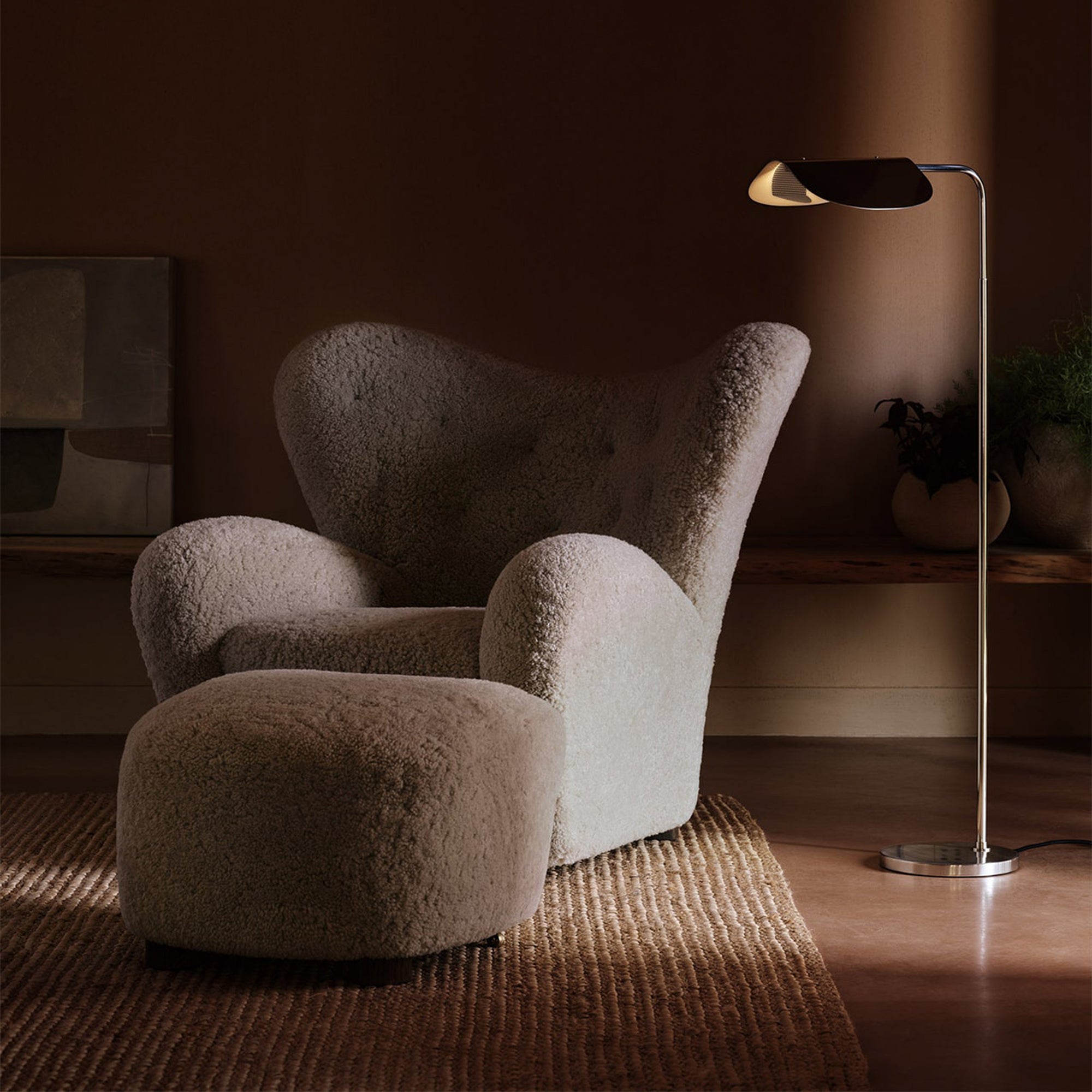The Tired Man Lounge Chair - Sheepskin