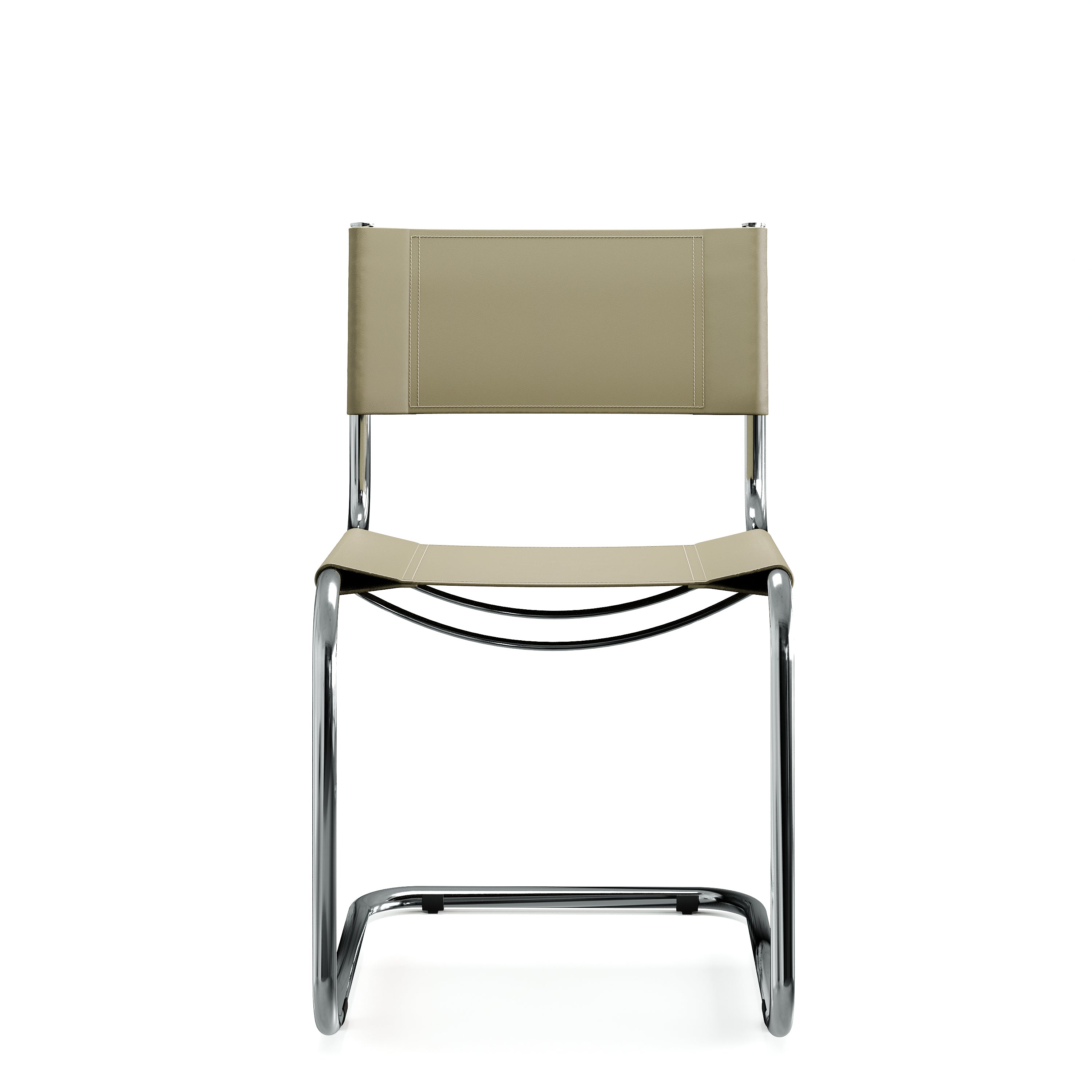 Stam Leather Side Chair