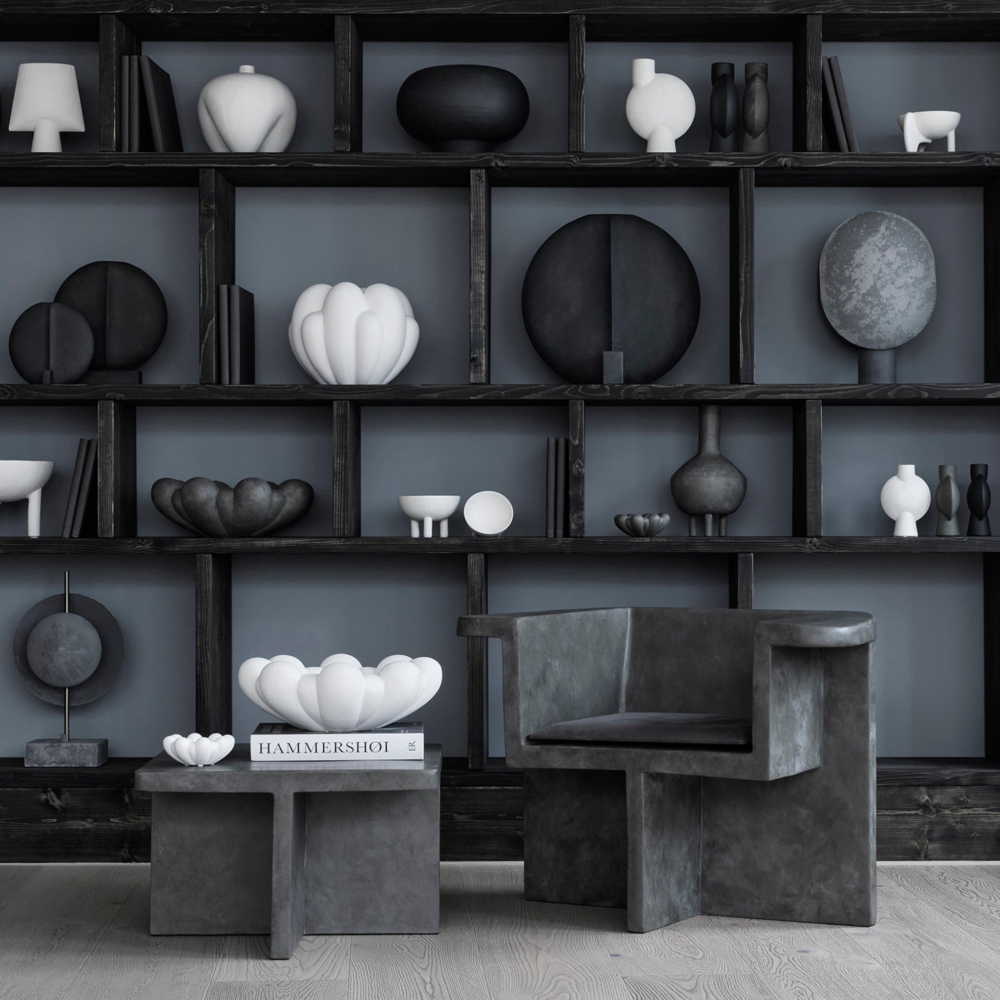 Bloom Tray, Mini - Dark Grey