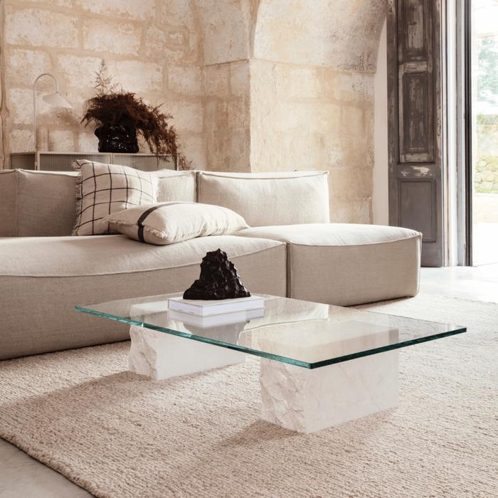 Mineral Coffee Marble Base Table